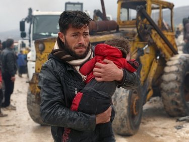 Nothilfe für Erdbebenopfer in Syrien