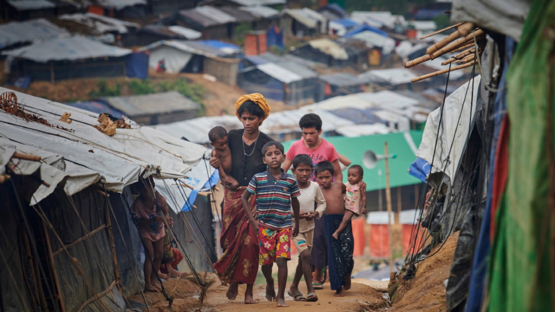 Den Rohingya in den Flüchtlingscamps in Bangladesch droht eine Monsun-Katastrophe