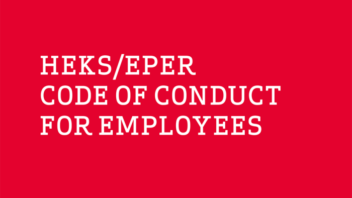 HEKS/EPER Code of Conduct for Employees